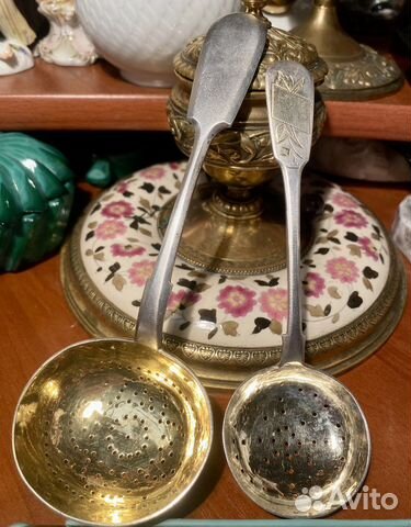 Серебро 84 пробы Сито для чая 19 век