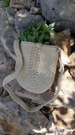 Сумка вязаная летняя