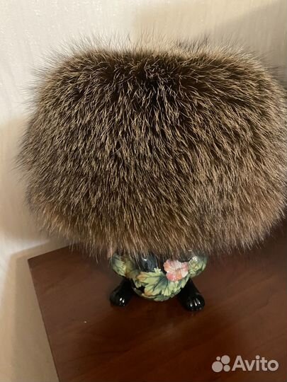 Шапка песец фабричная