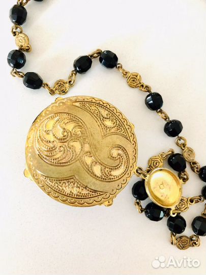 Ожерелье Портрет Дамы Эмаль Англия