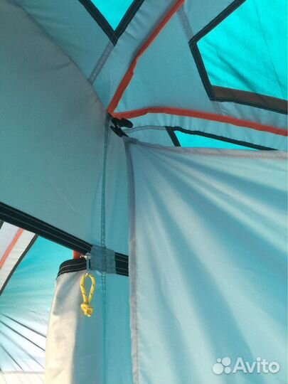 AT-960 Палатка туристическая 330х210х185см зеленая