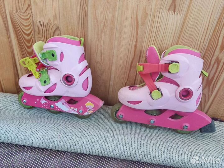 Роликовые коньки детские раздвижные