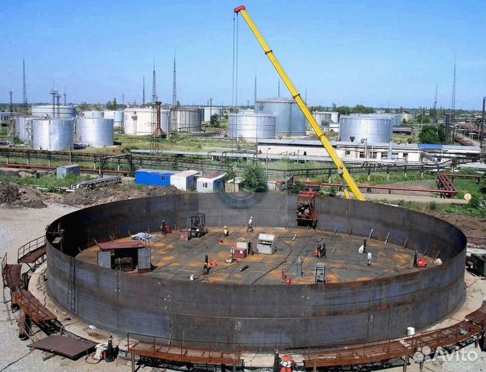 Резервуар от завода 3000 м3 и более. рвс