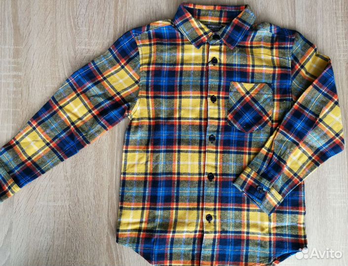 Рубашка фланелевая для мальчика новая