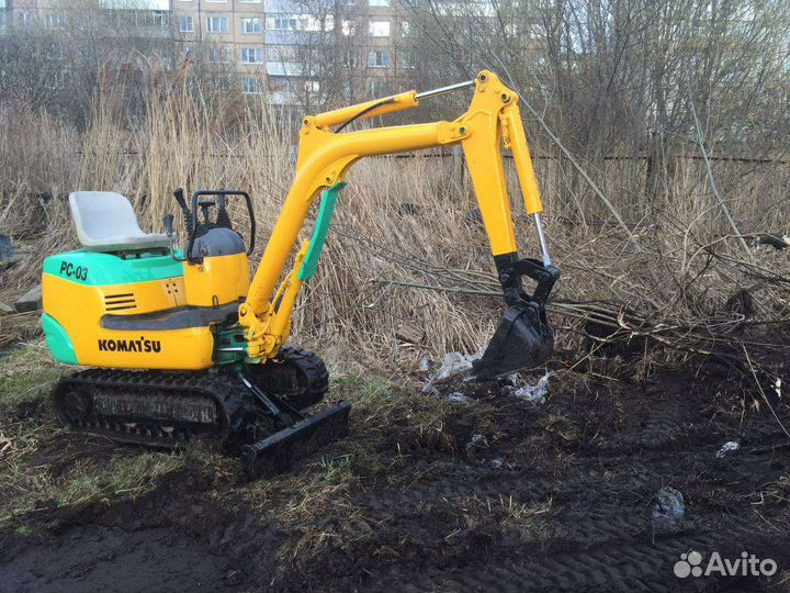 Мини экскаватор услуги