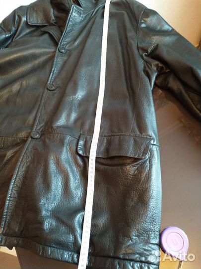 Кожаная куртка мужская 
