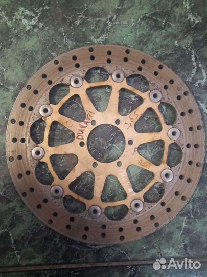 Диск тормозной передний Brembo, стоял на Ducati, о