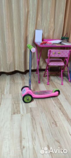 Самокат детский трехколесный бу