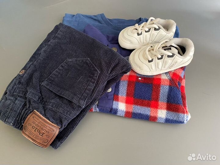 Детские вещи пакетом на мальчика 62 74 86