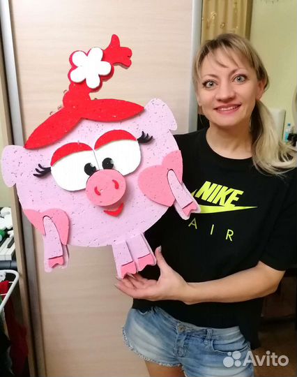 Декор из пенопласта, объёмные надписи, цифры