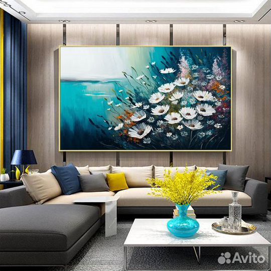 Лучшая картина маслом на холсте цветы