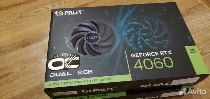 Видеокарта Palit GeForce RTX 4060 Dual OC 8 gb