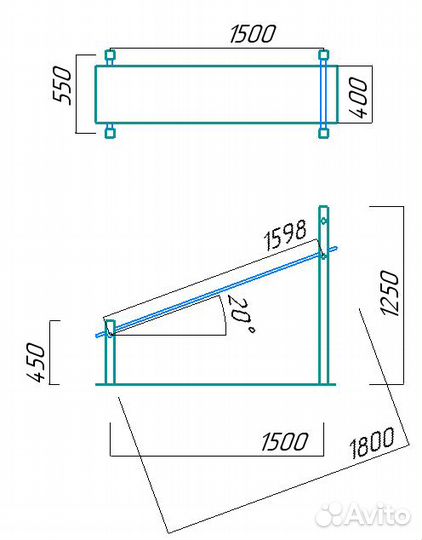 Спортивный уличный тренажер