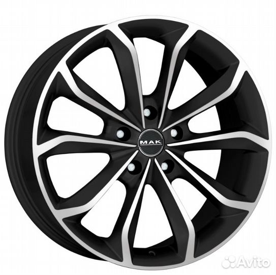 R20 5x150 9,5J ET52 D110,2 MAK Xenon Ice Black