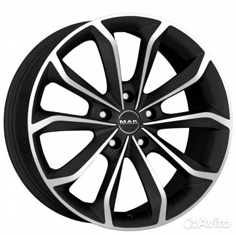 R20 5x150 9,5J ET52 D110,2 MAK Xenon Ice Black