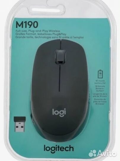 Беспроводная мышь logitech M190