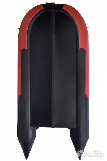 Надувная лодка gladiator C400AL цвет черный/красны