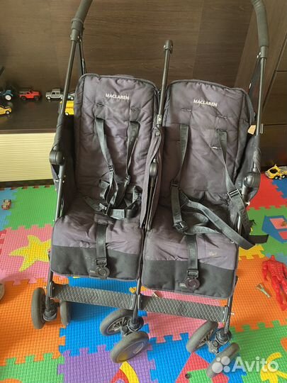 Коляска трость для двойни maclaren twin