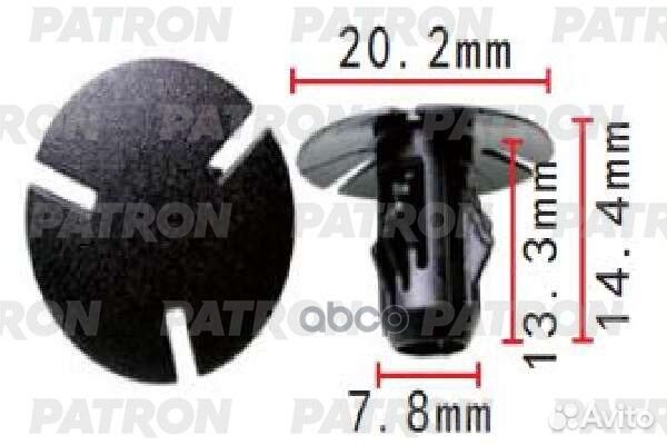 Клипса пластмассовая Mercedes применяемость: бо