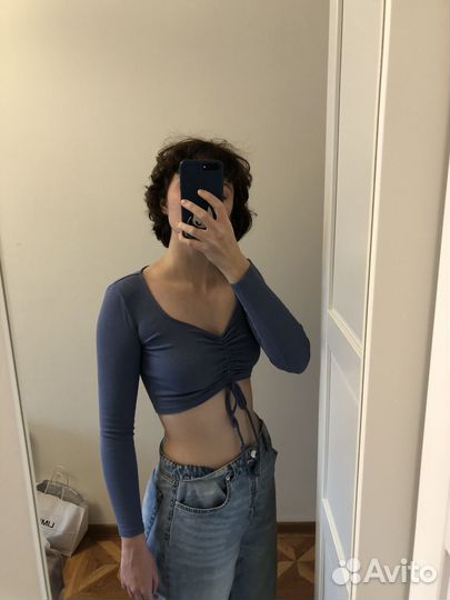 Укороченный лонгслив zara