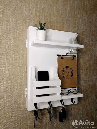 Ключница настенная, декор,полка