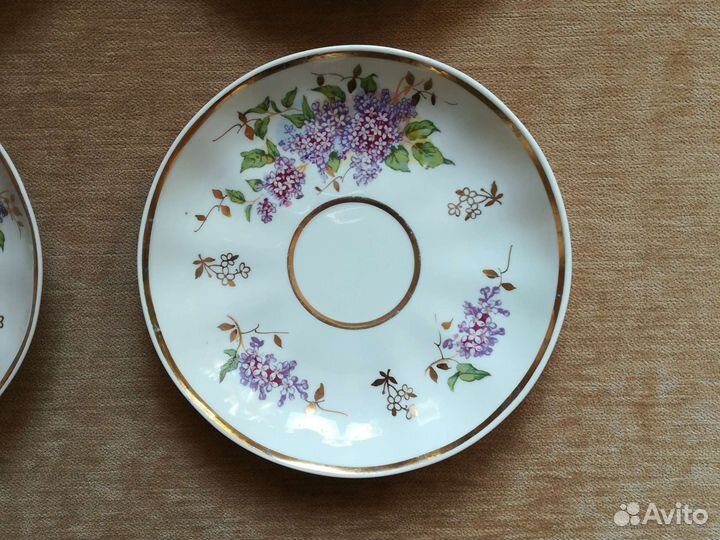 Сирень 58г. Дулево блюдца 1шт