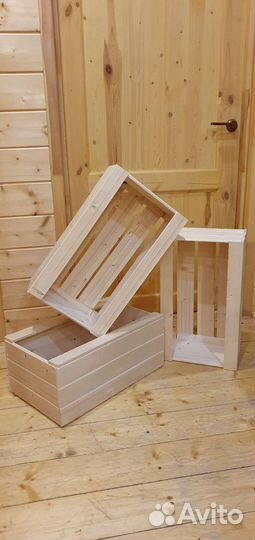 Ящик деревянный Кашпо для цветов