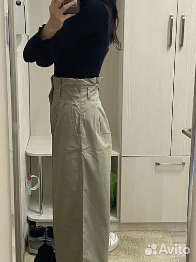 Широкие брюки h&m
