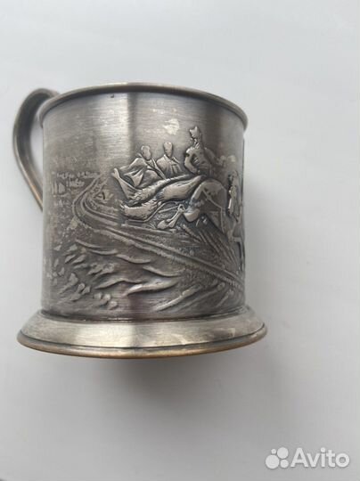 Подстаканник мельхиор СССР