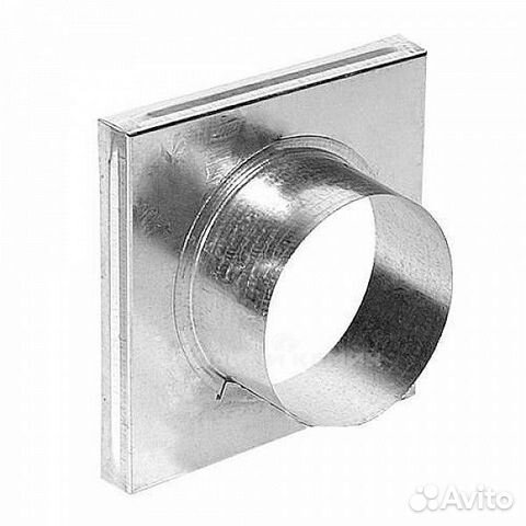 Фланец 17х17 под воздуховод 125 мм
