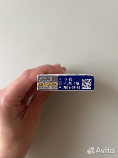 Линзы acuvue oasys astigmatism