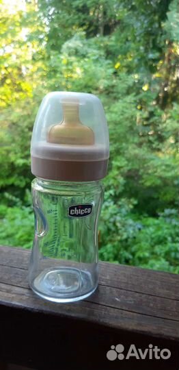 Бутылочка chicco стеклянная 150 мл