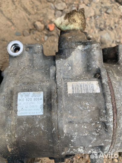 Компрессор кондиционера volkswagen jetta 6