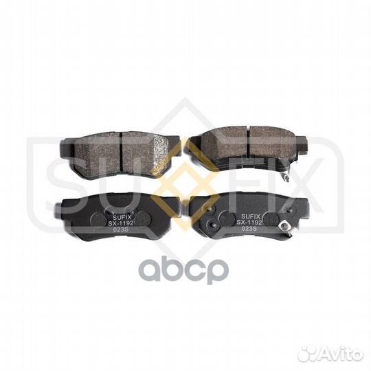 Колодки тормозные дисковые зад прав/лев BD