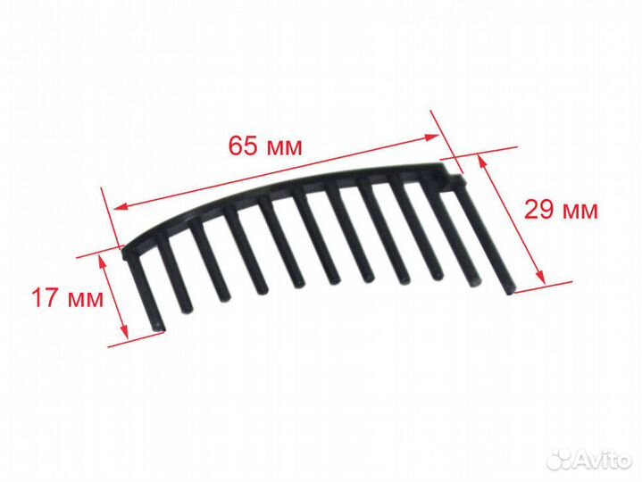 Ограничение рабочей поверхности выпрямителя волос