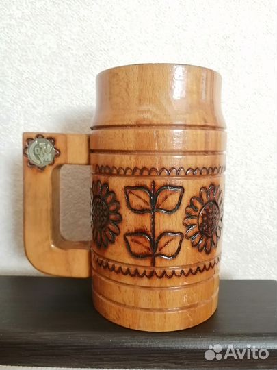 Кружка пивная деревянная СССР