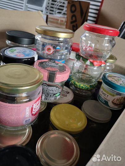 Баночки с крышками для мёда, варенья, специй и тд