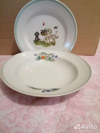 Набор детской фарфоровой посуды