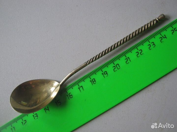 Серебряная чайная ложка СССР