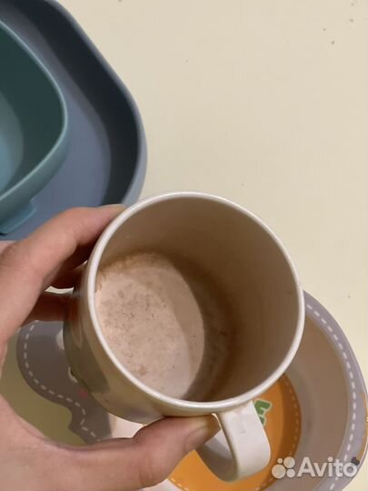 Набор детской посуды beaba б/у