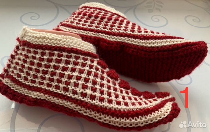 Носки следки вязаные