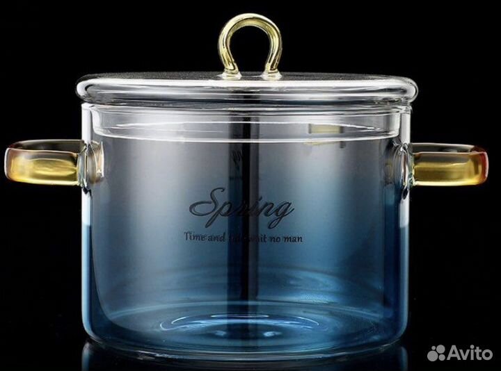 Стеклянная кастрюля