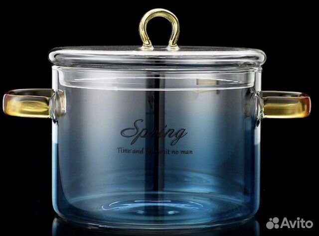 Стеклянная кастрюля