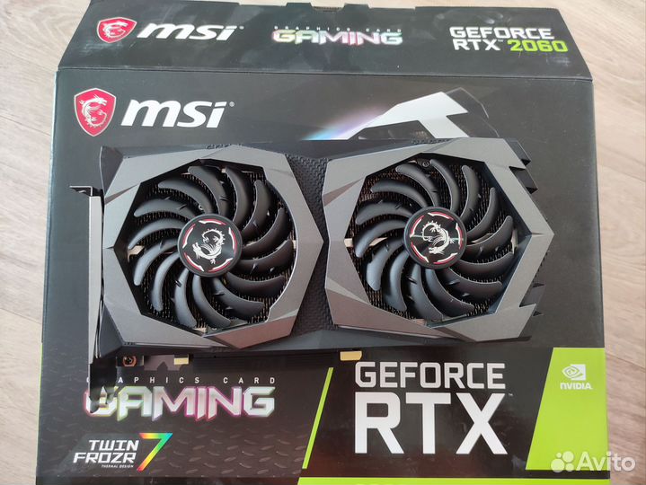 Видеокарта msi 2060 gaming