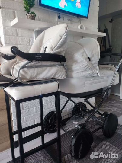 Коляска 2 в 1 эко кожа