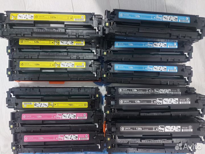 Картридж hp 128A CE320a, CE321a, CE322a, CE323a