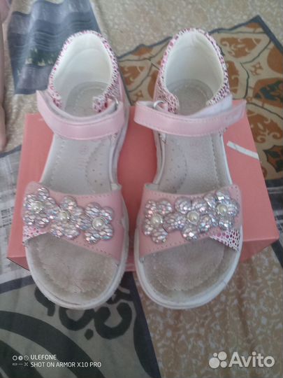 Босоножки для девочки 27 размер