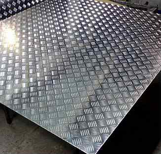 Алюминиевый рифленый лист квинтет 1.2х1500х3000
