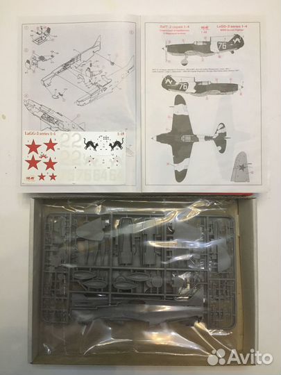 Cборная модель истребителя лагг-3 1/48