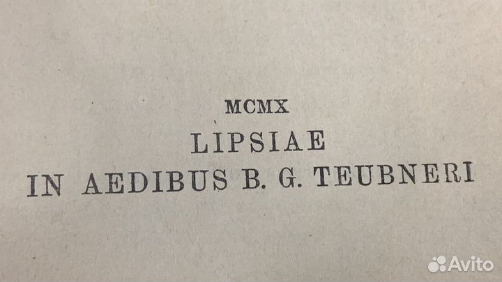 История Фукидида. Антикварная Книга. Греческий яз
